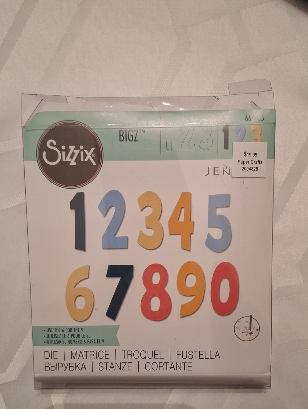 Sizzix Bigz Number Die Set